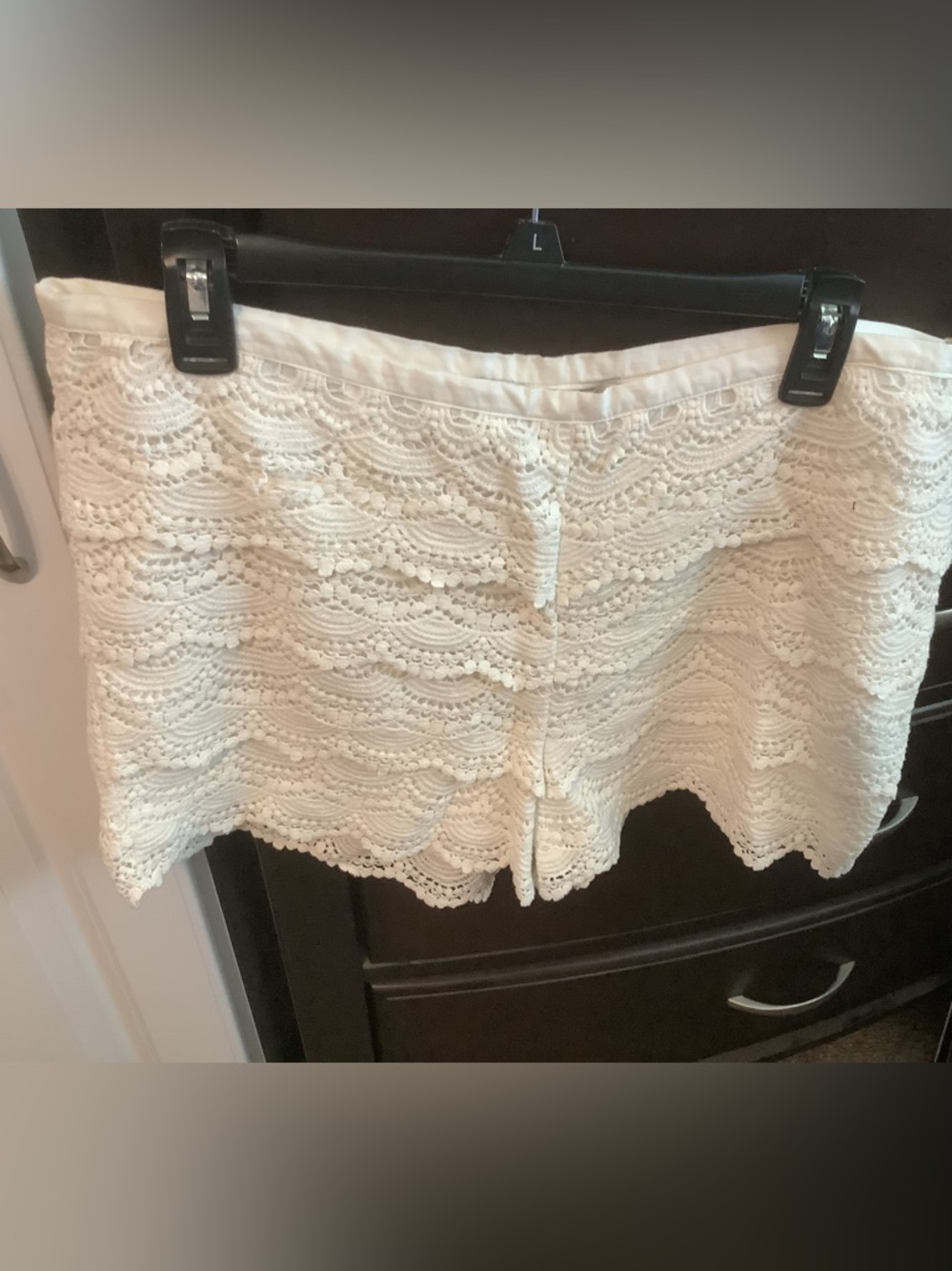 American Rag White Crochet Lace Skort Shorts